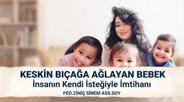 Keskin bıçağa ağlayan bebek