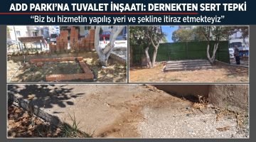 ADD’den Parka kurulan tuvaletle ilgili tepki açıklaması