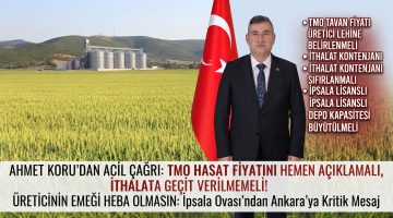 Koru: “Çeltikte hasat üreticinin kaybına dönüşmemeli”