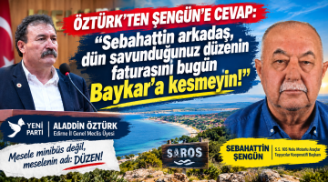 Aladdin Öztürk’ten Sebahattin Şengün’e cevap