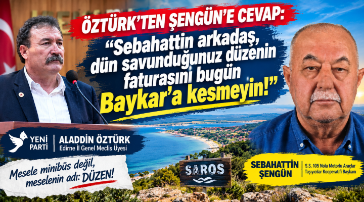 Aladdin Öztürk’ten Sebahattin Şengün’e cevap