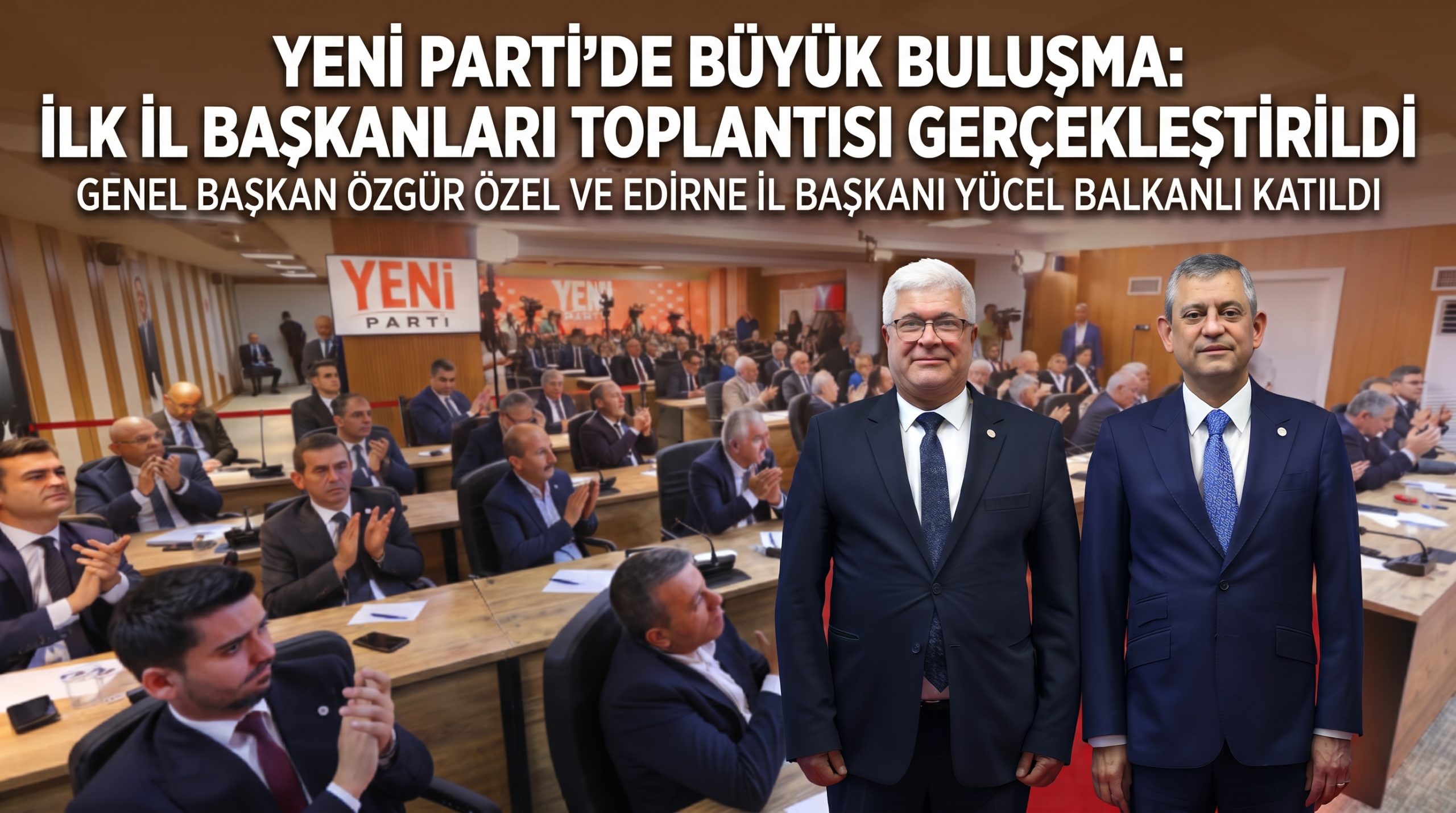 Yücel Balkanlı, ilk İl Başkanları Toplantısı’na katıldı