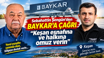 Şengün “Keşan esnafına ve halkına omuz verin”