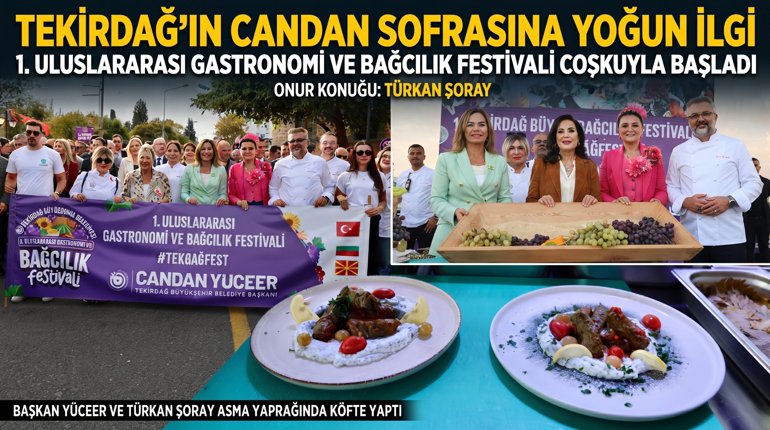 Tekirdağ’ın Candan sofrasına yoğun ilgi