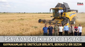 İpsala Kaymakamı Güzel tarlaya indi