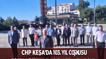 CHP’nin 103.kuruluş yıldönümü kutlandı
