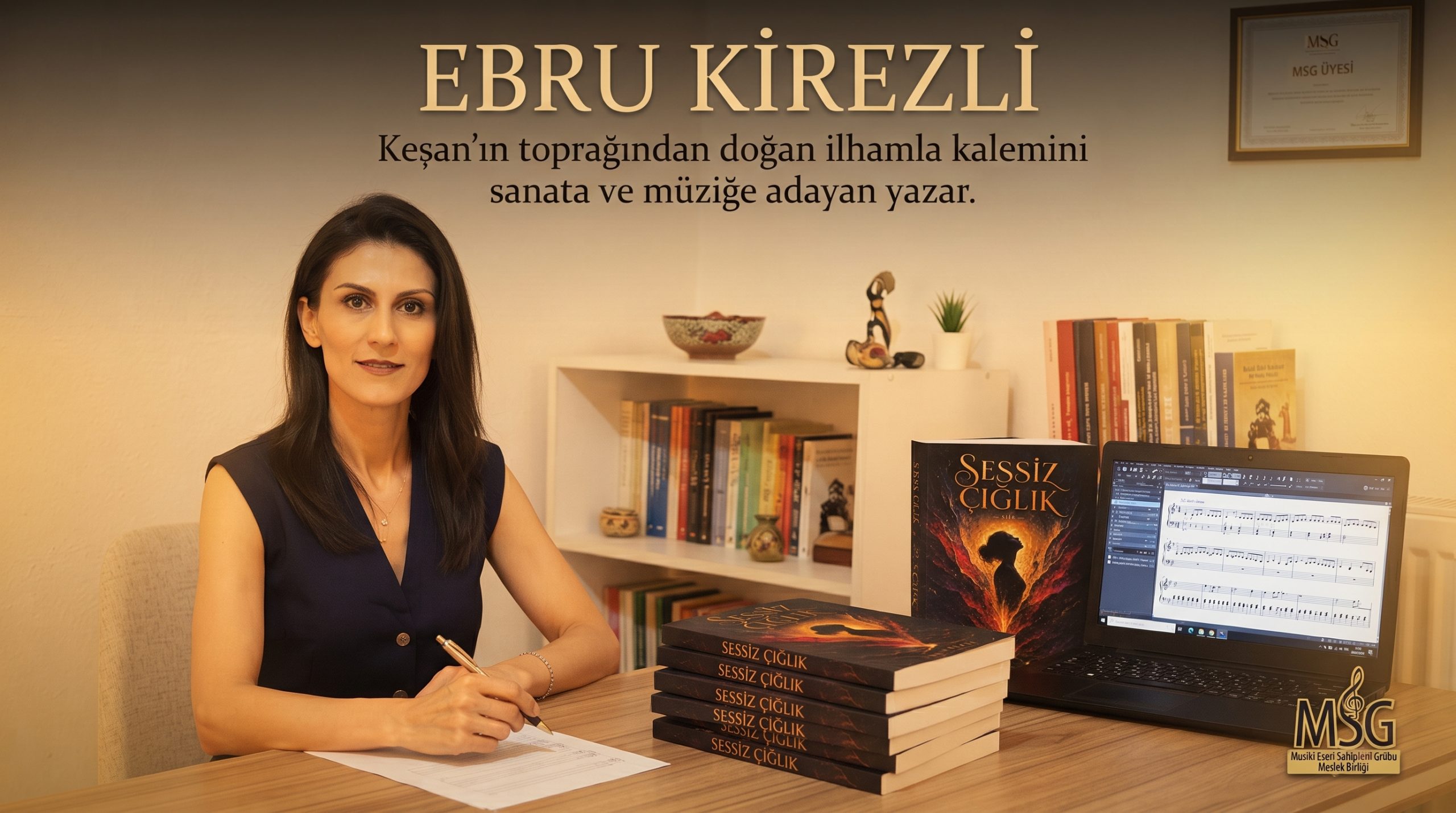 Ebru Kirezli Keşan’ın gururu oldu