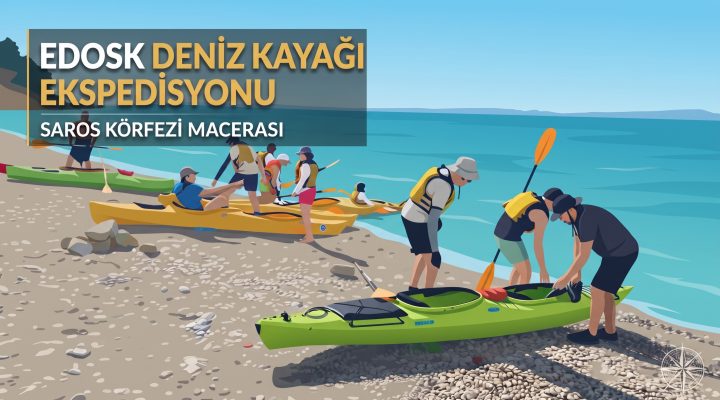 EDOSK, Saros Körfezi’nde deniz kayağı (kano) rotaları açıyor