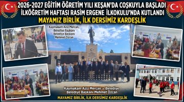 Eğitim Öğretim Haftası Rasim Ergene’de gerçekleşti