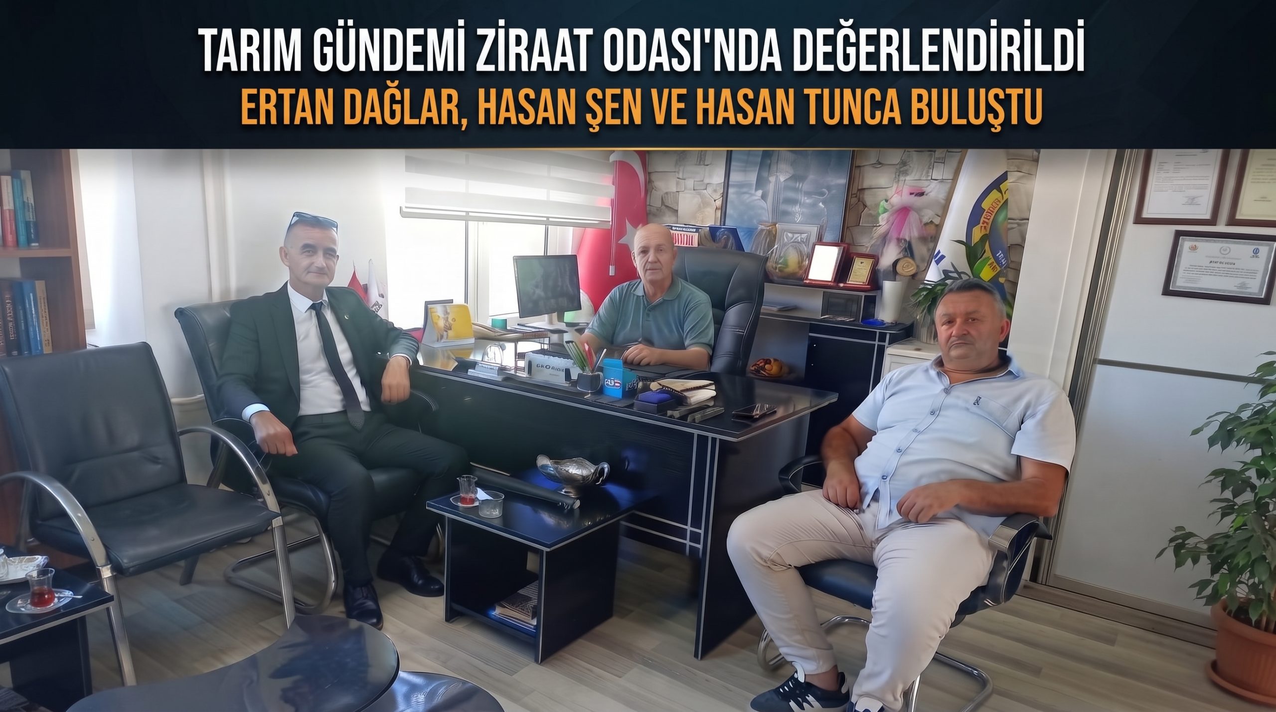 Ertan Dağlar’dan Ziraat Odası’na ziyaret