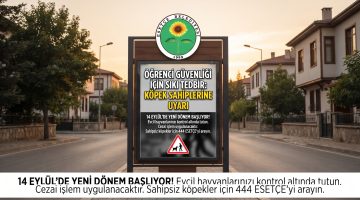 Esetçe Belediyesi’nden öğrenci güvenliği için uyarı