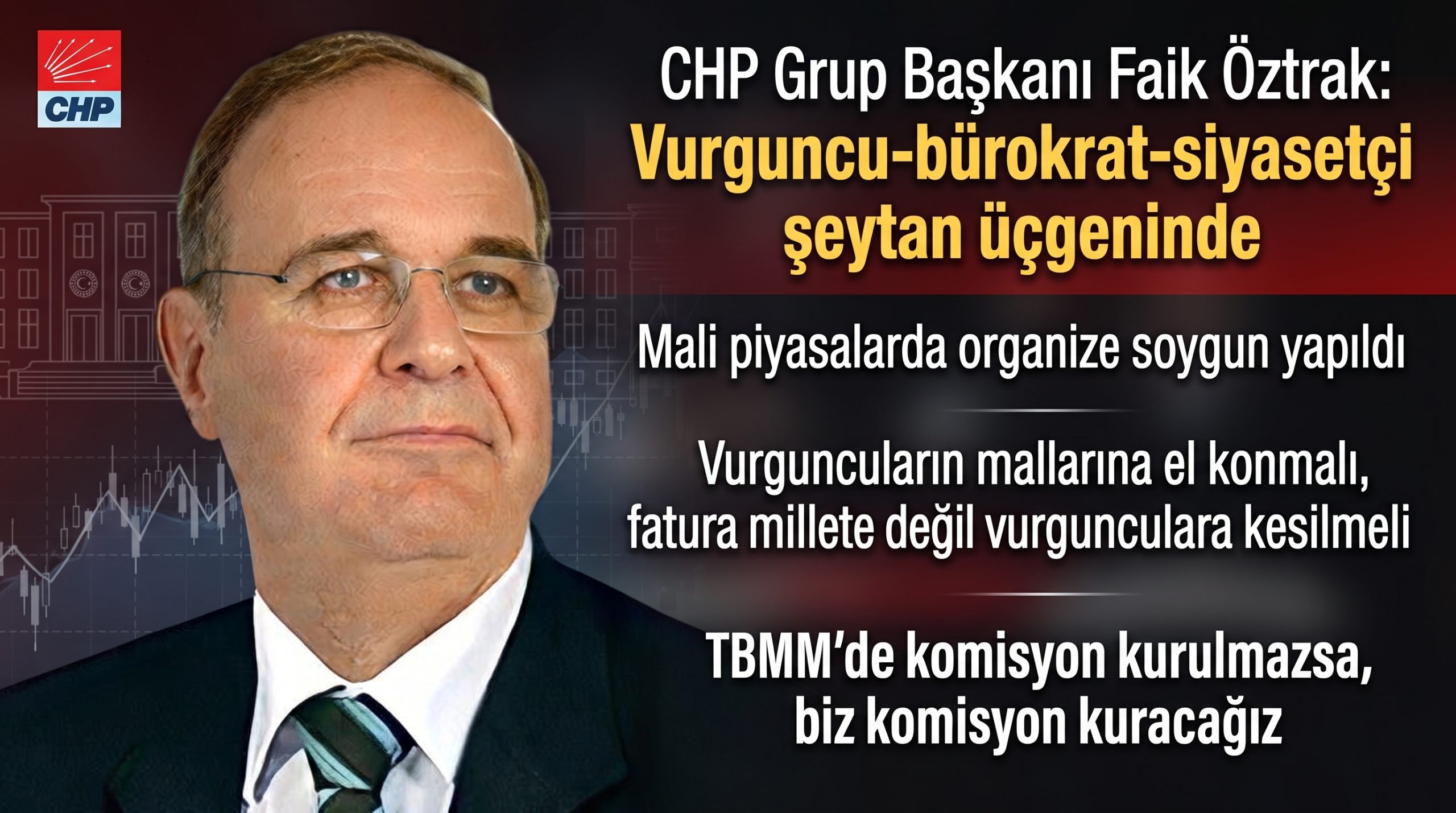 Öztrak “Vurguncu-bürokrat-siyasetçi şeytan üçgeninde”