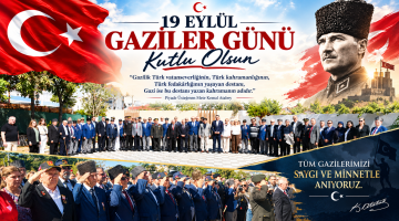 19 Eylül Gaziler Günü kutlandı