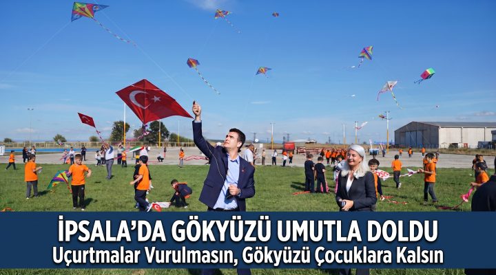 Savaşın gölgesindeki arkadaşları için gökyüzüne umut bıraktı