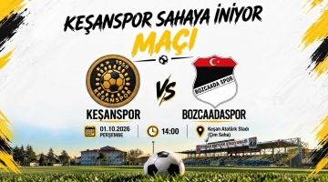 Keşanspor bugün Bozcaadaspor ile hazırlık maçı oynayacak