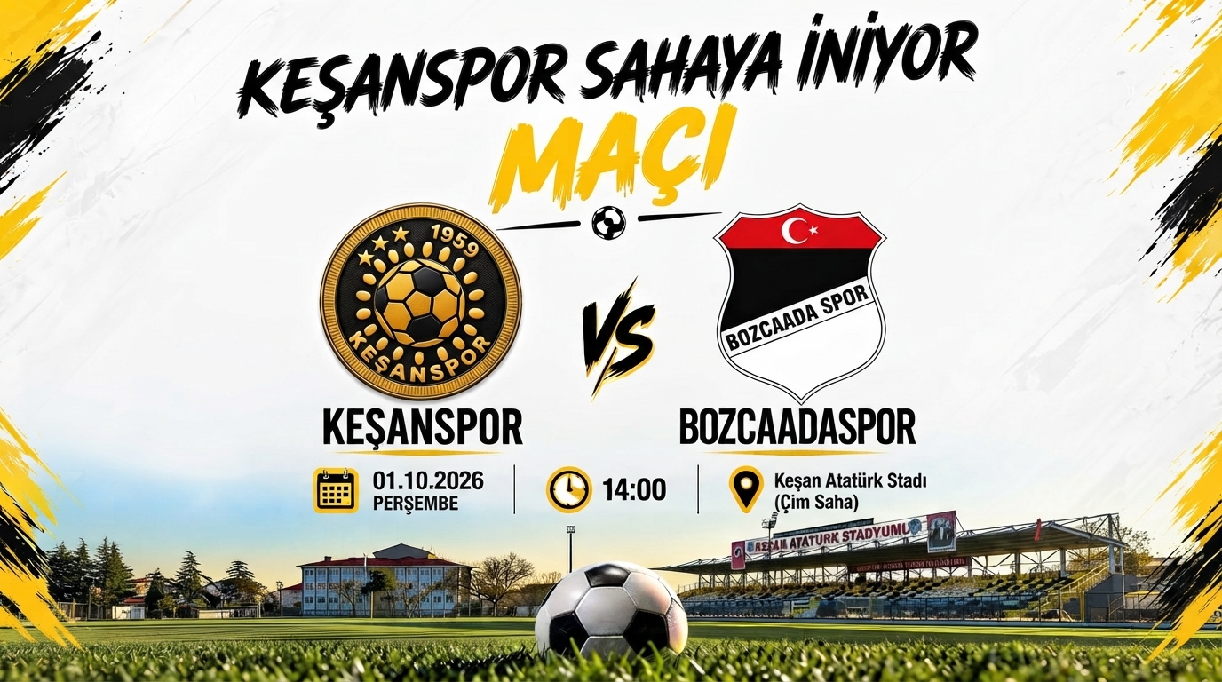 Keşanspor bugün Bozcaadaspor ile hazırlık maçı oynayacak