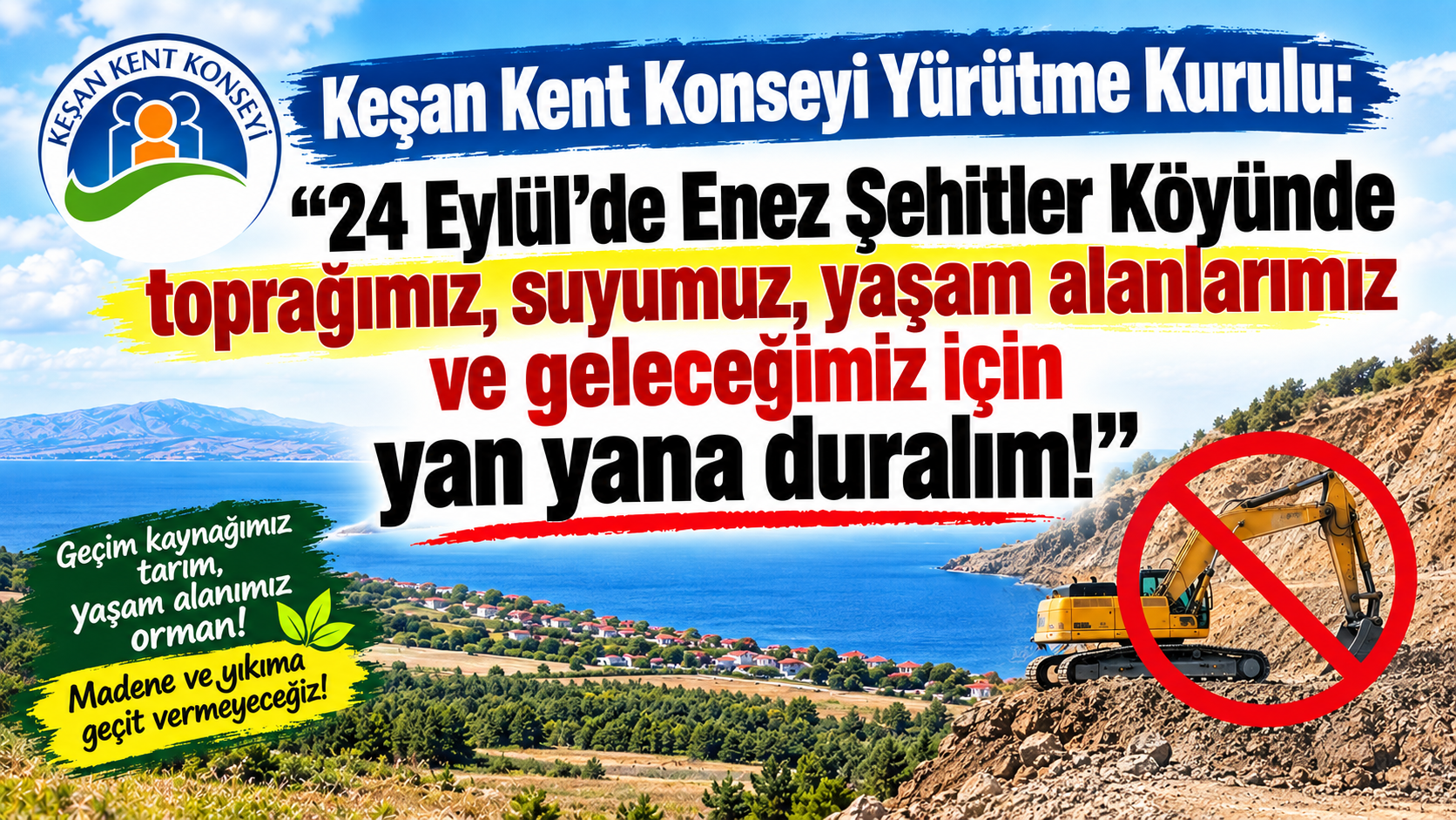 Şehitler Köyü’nde omuz omuza olalım