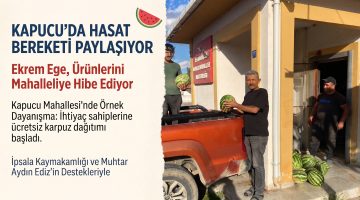 Çiftçi Ekrem Ege karpuzlarını ücretsiz dağıtıyor