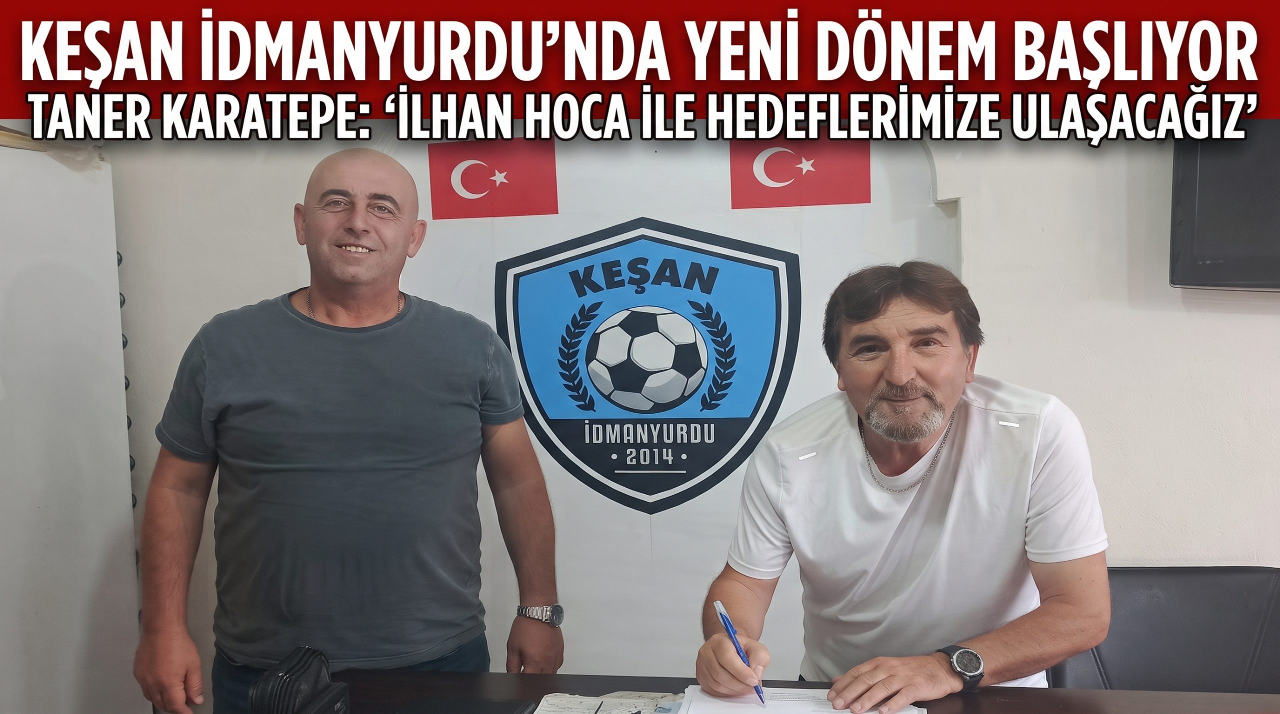 Keşan İdmanyurdu İlhan Arslan ile sözleşme imzaladı