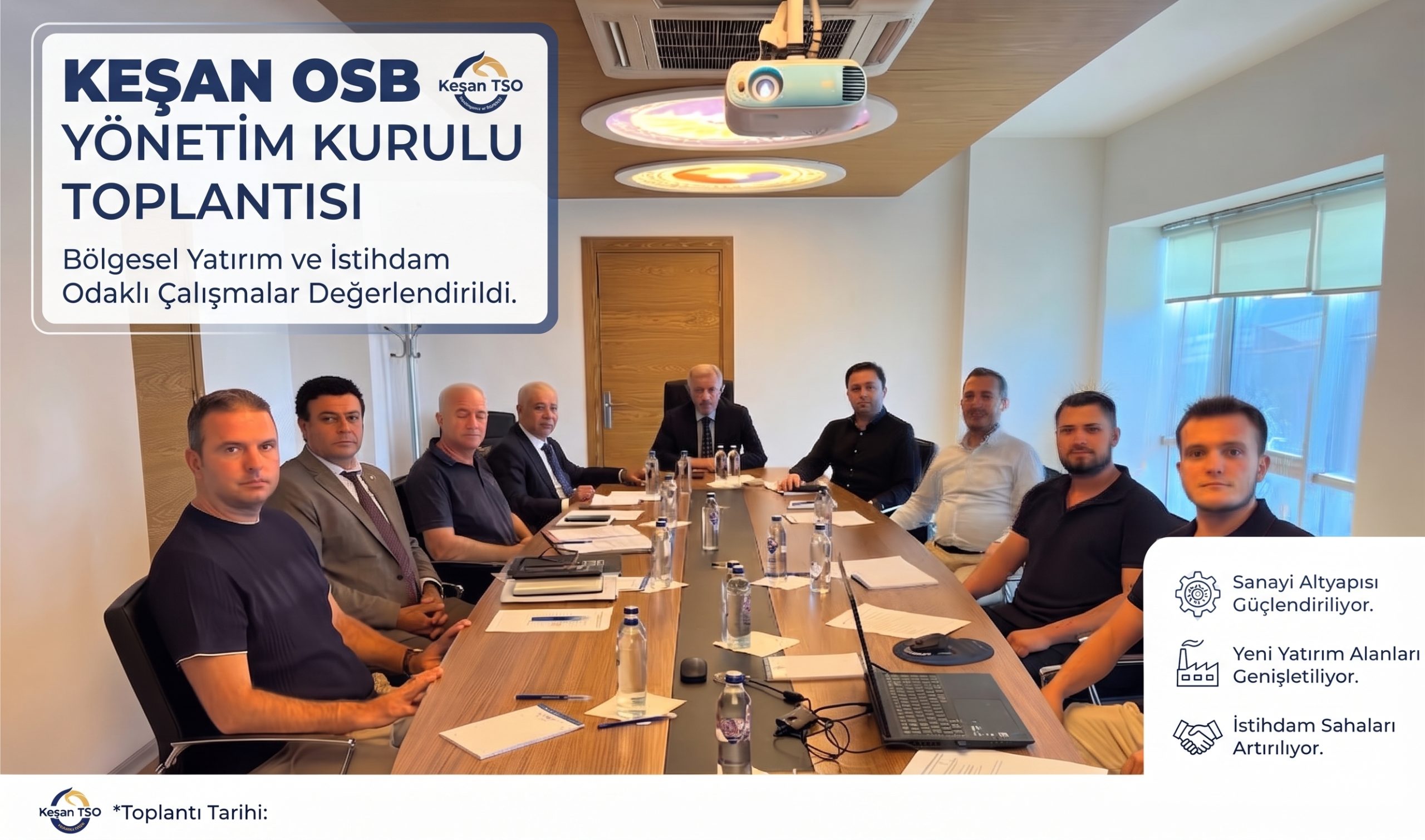 Keşan OSB Yönetim Kurulu Toplantısı gerçekleştirildi