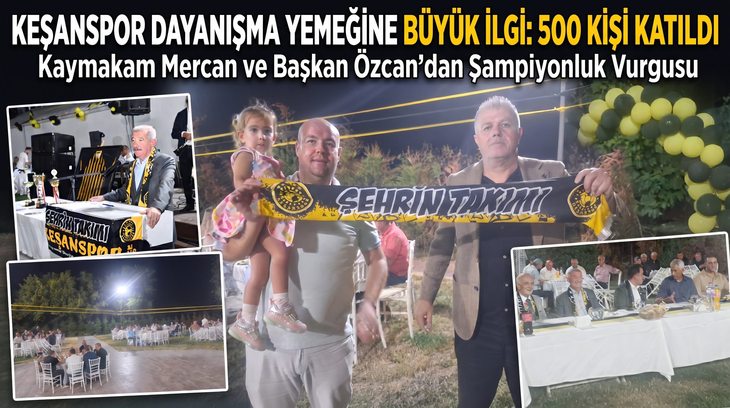 Keşanspor dayanışma yemeğine büyük ilgi