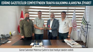 EGD’den Trakyaka Genel Sekreteri Mahmut Şahin’e ziyaret