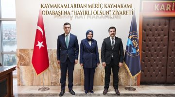 Kaymakamlardan Odabaşı’na “hayırlı olsun” ziyareti