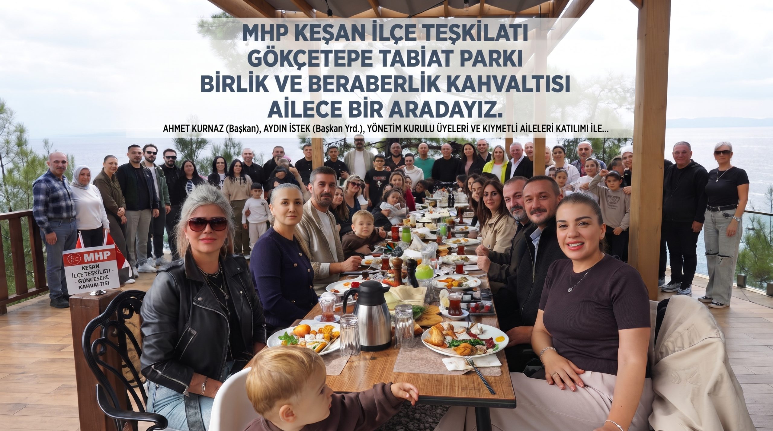 MHP Keşan İlçe Teşkilatı’ndan Gökçetepe’de kahvaltı