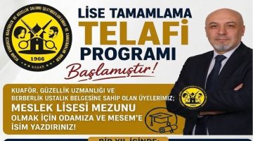 Esnaf Odası’ndan Meslek Lisesi telafi programı