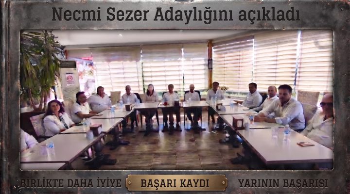 Necmi Sezer, İpsala TB Başkanlığına yeniden aday