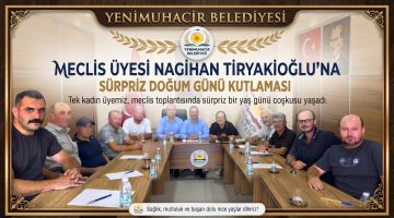 Nagihan Tiryakioğlu’na sürpriz doğum günü kutlaması