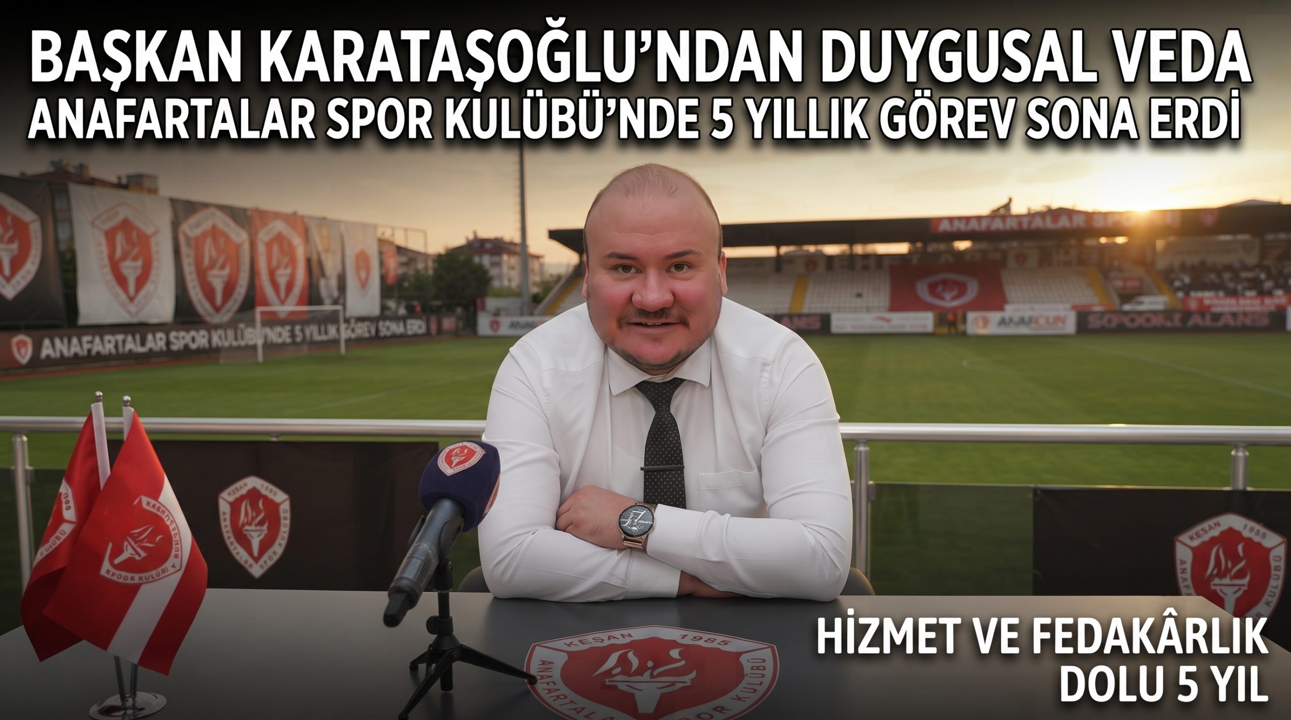 Karataşoğlu, Anafartalarspor başkanlığından istifa etti