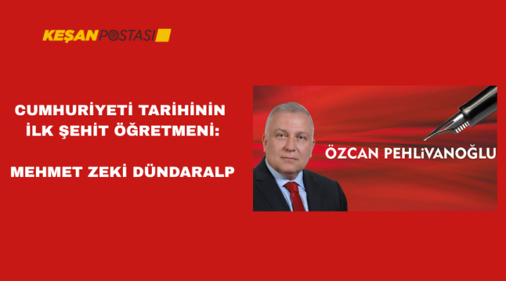 CUMHURİYETİ TARİHİNİN İLK ŞEHİT ÖĞRETMENİ