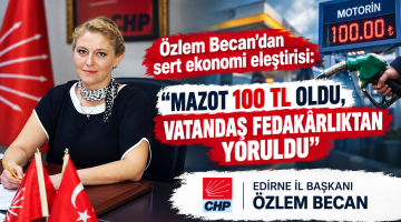 Becan;“Mazot 100 TL oldu, vatandaş fedakârlıktan yoruldu”