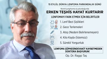 Ragıp Taş; “Erken teşhis hayat kurtarır”