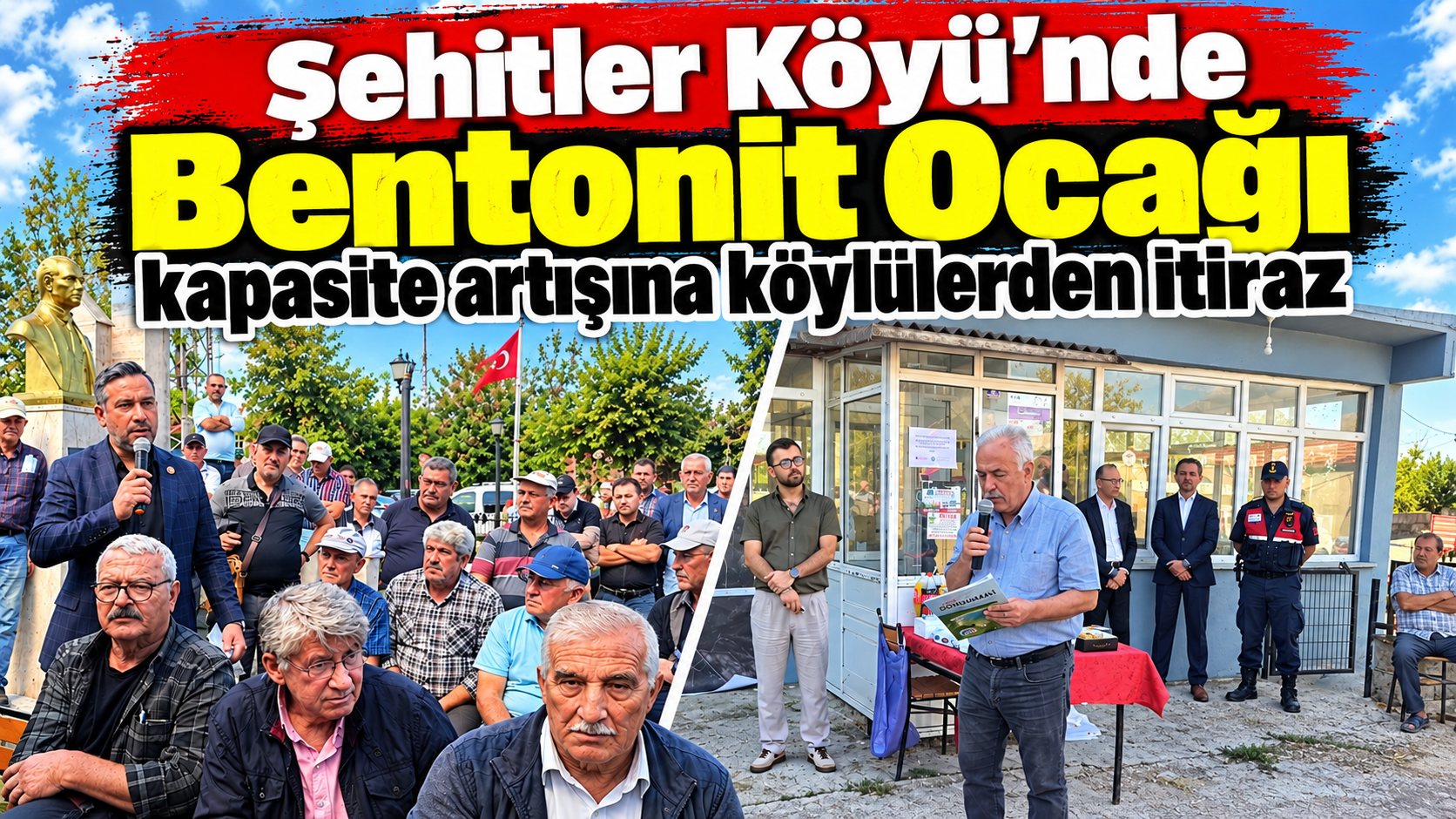 Bentonit Ocağı kapasite artışına köylülerden itiraz