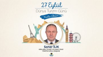 Soner Ilık’tn Dünya Turizm Günü açıklaması