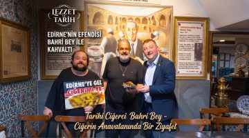 Ünlü oyuncu Şevki Özcan’a tava ciğer ikramı