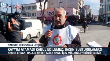 Ahmet Erkan: “Halkın haber alma hakkı kayyımla susturulamaz!”