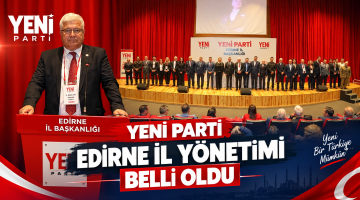 Yücel Balkanlı Edirne İl Başkanı oldu