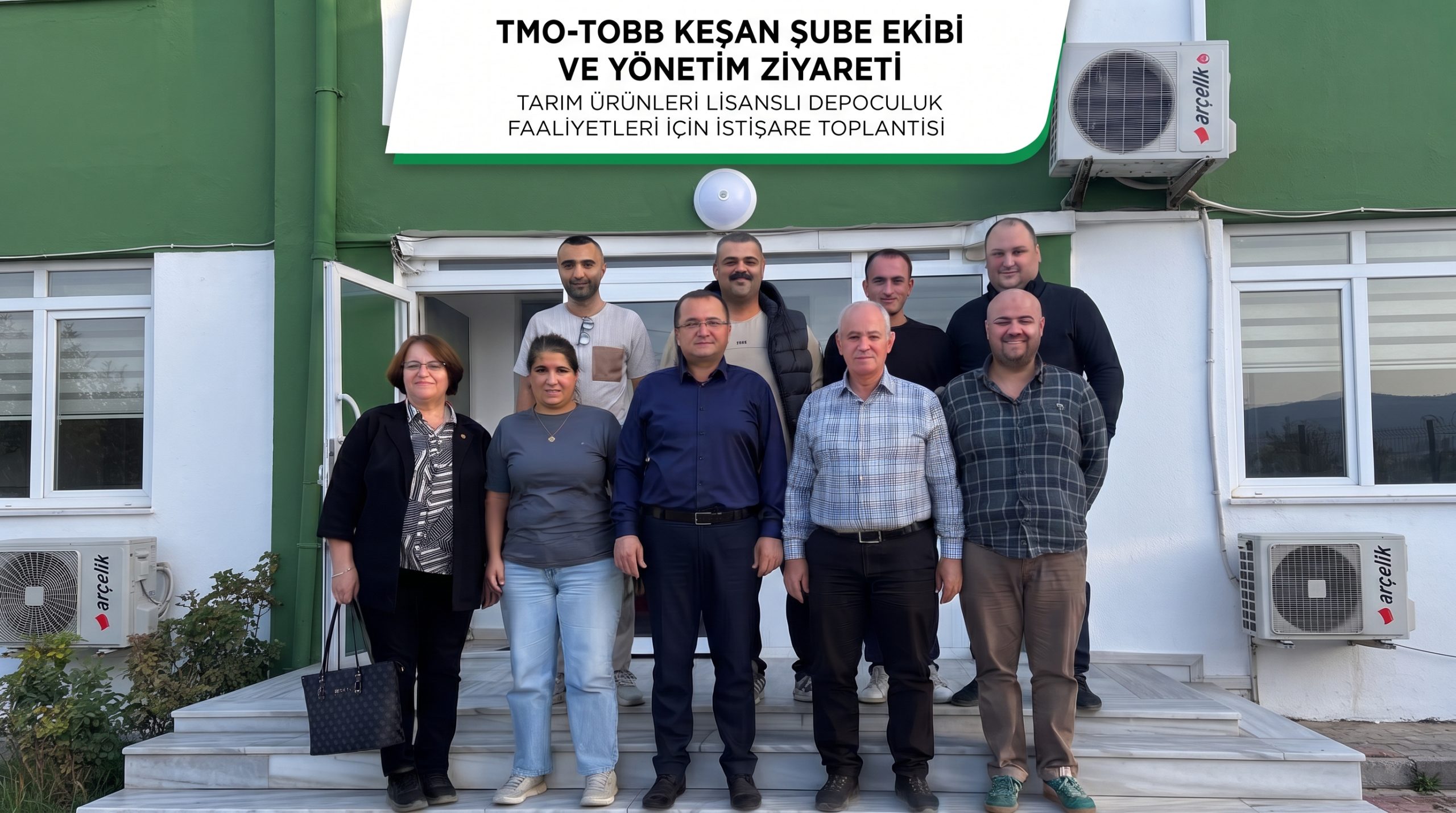 Kaymaz’dan Keşan Şube Müdürü Tarık Dinç’e ziyaret