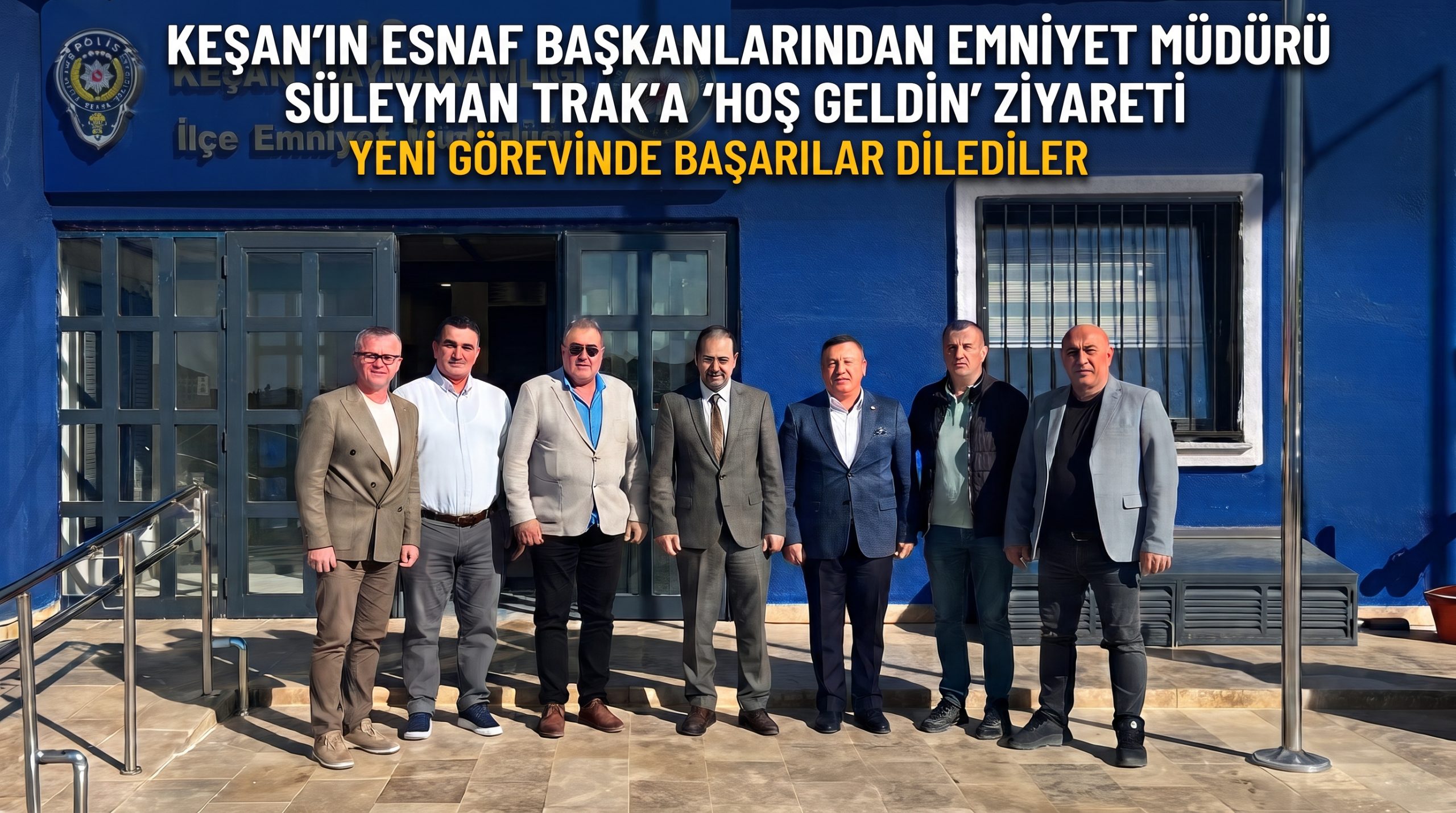 Oda başkanlarından Süleyman Trak’a ziyaret