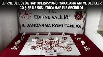 Uzunköprü’de 568 adet sentetik hap ele geçirildi