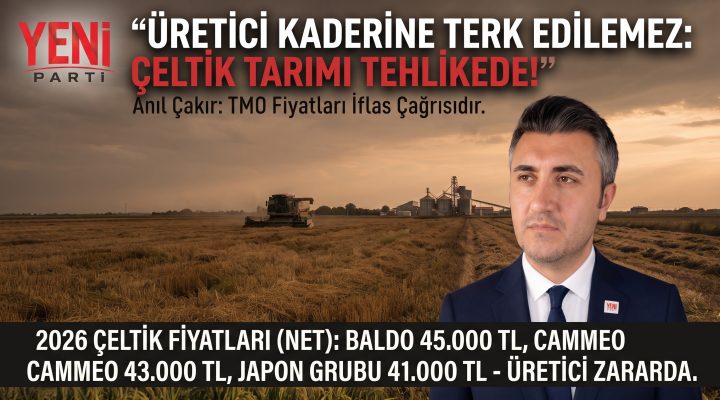 Çakır, “Tarımın geleceği tehlikede”