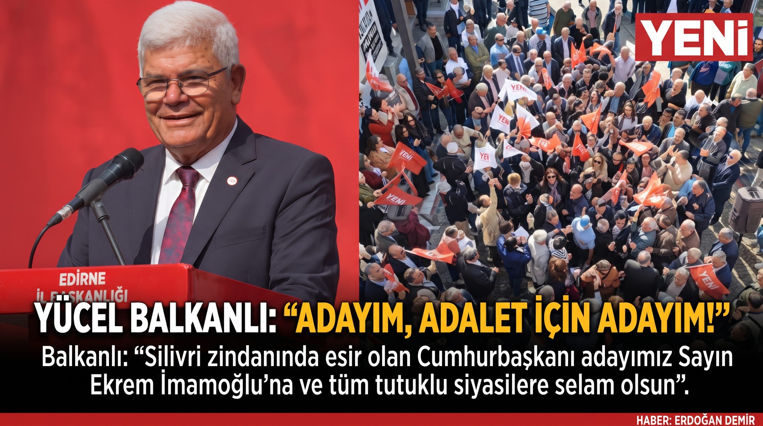 Yücel Balkanlı, İl Başkanlığı için adaylığını açıkladı