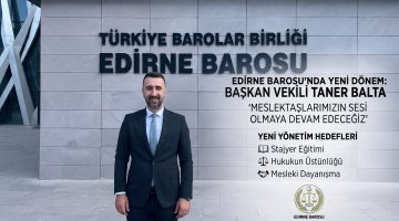 Taner Balta Başkan Vekilliği görevine seçildi