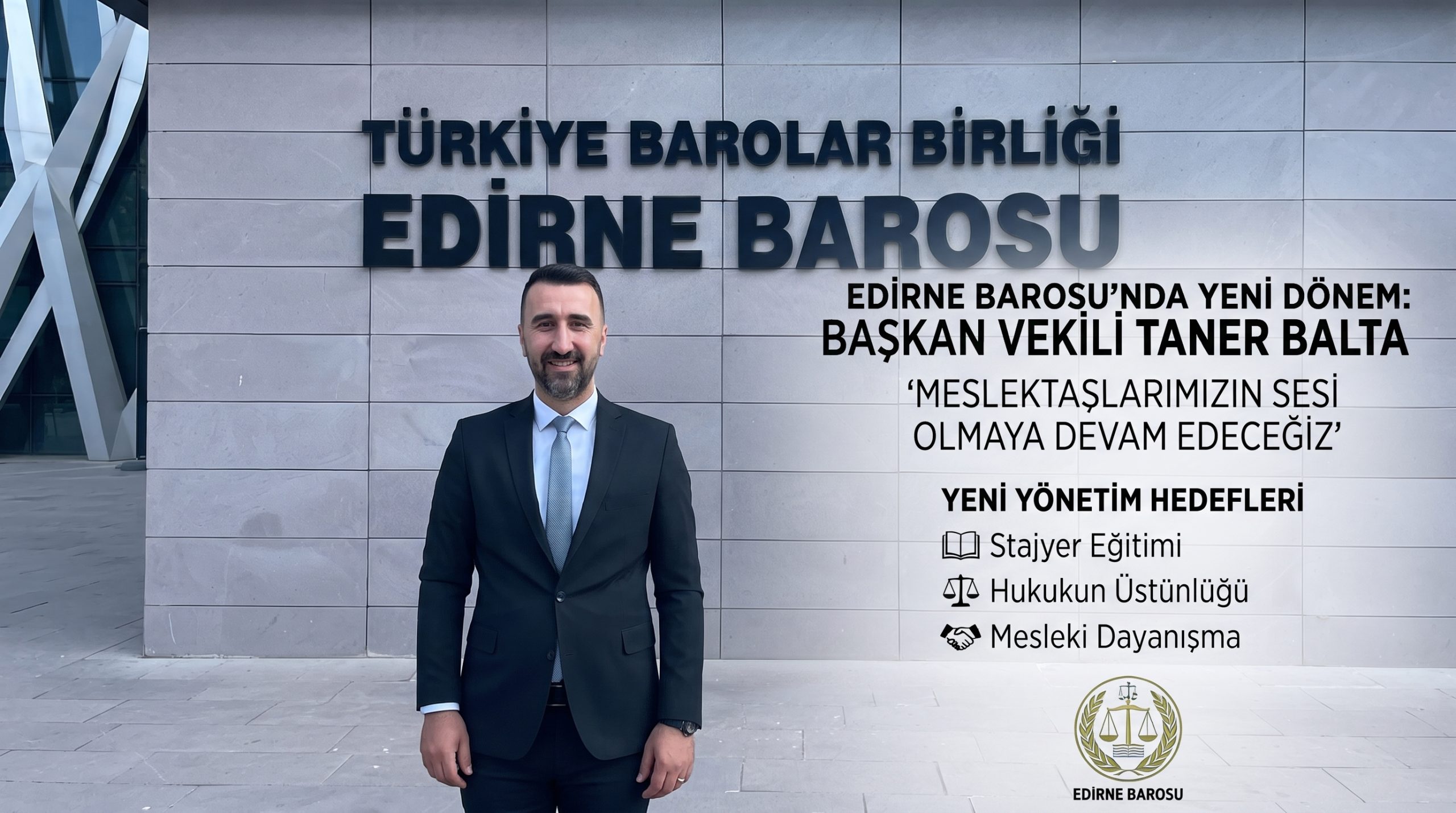 Taner Balta Başkan Vekilliği görevine seçildi