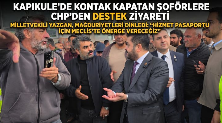 Baran Yazgan’dan Kapıkule’de TIR şoförlerine destek