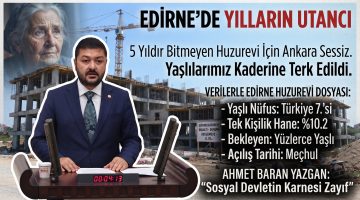 Yazgan ‘Yaşlılarımız sahipsizliğe terk edildi’