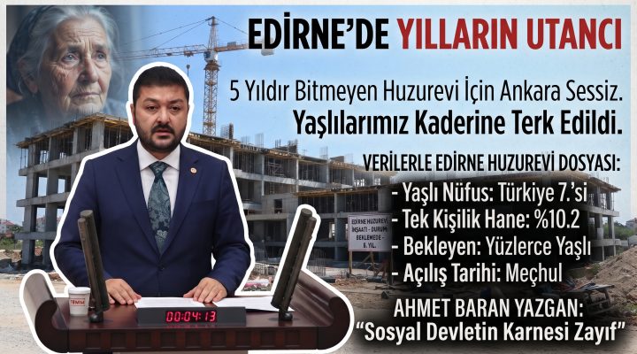 Yazgan ‘Yaşlılarımız sahipsizliğe terk edildi’